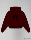 Heavy Zip Hoodie "CURSED" - OUTBLACK# product_type#